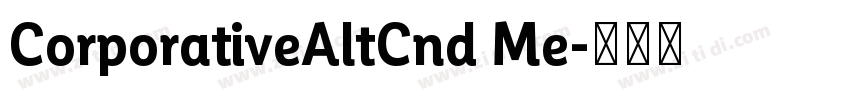 CorporativeAltCnd Me字体转换 CorporativeAltCnd Me字体转换